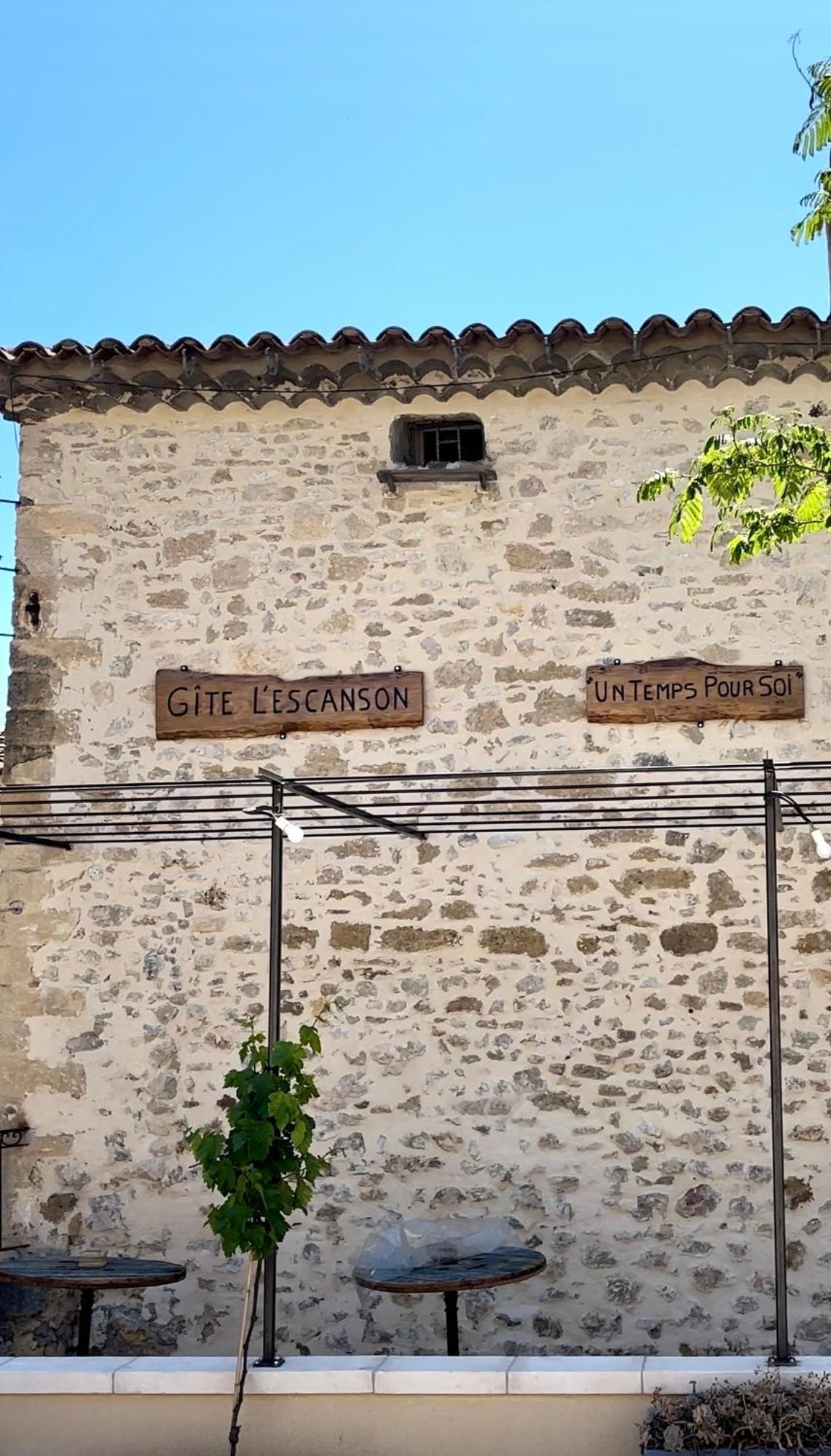 Gite De L'Escanson Un Temps Pour Soi Robion en Luberon 외부 사진